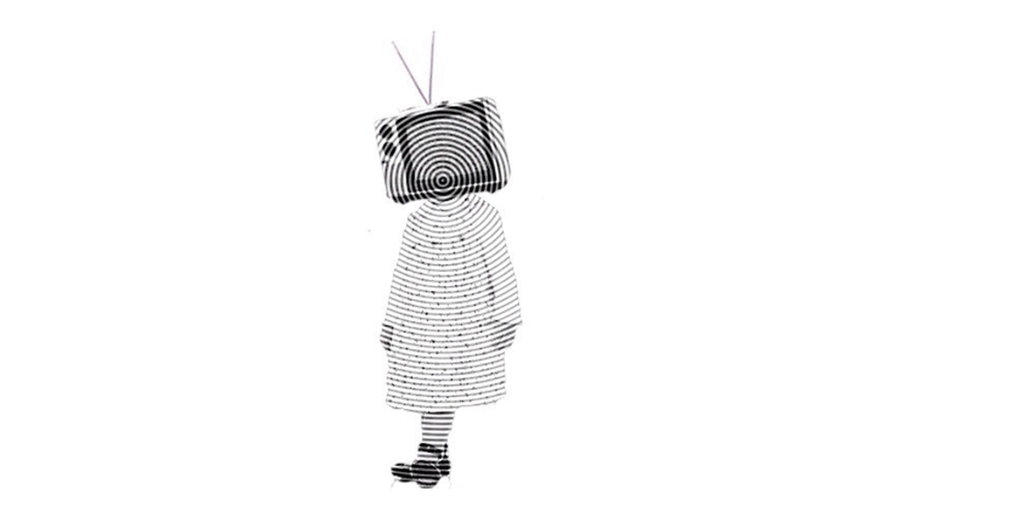 body with tv head